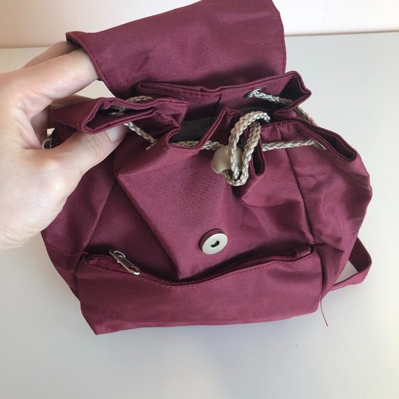 Red mini backpack - Picture 3 of 8